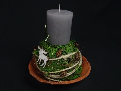 Gestecke auf Tonschalen