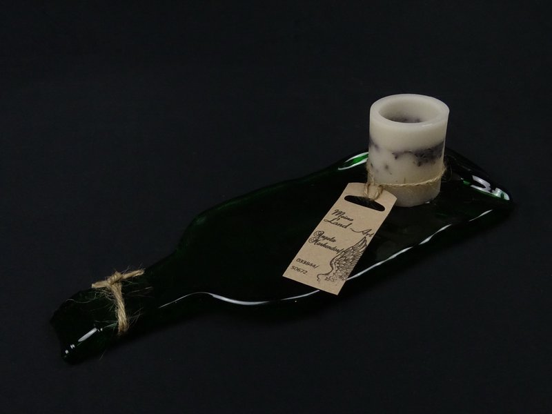 Winterstrauss mit Kiefern und Lichterkette (Natur)